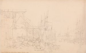 De Hurries, kolenboten laden, North Shields
